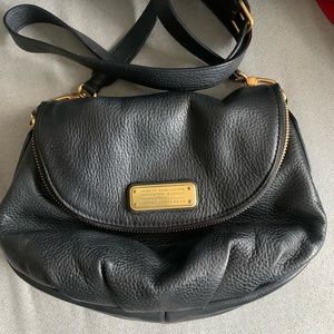 Marc by Marc Jacob cross body bag - pebbled black leather